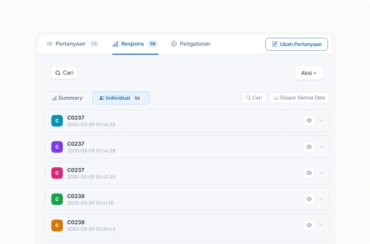 Jawaban Masuk Langsung ke CRM