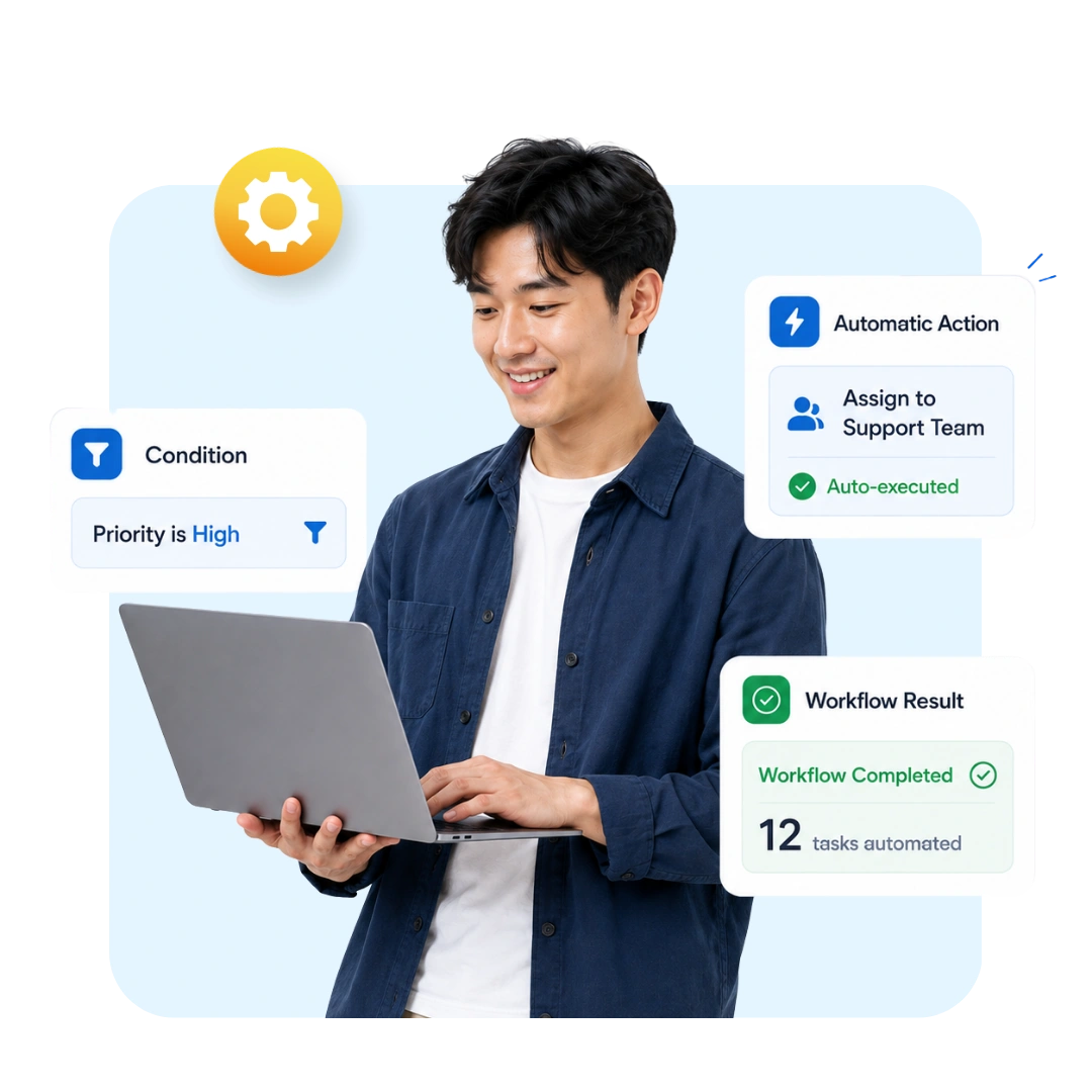 Tampilan workflow management Barantum untuk otomatisasi proses kerja lintas tim