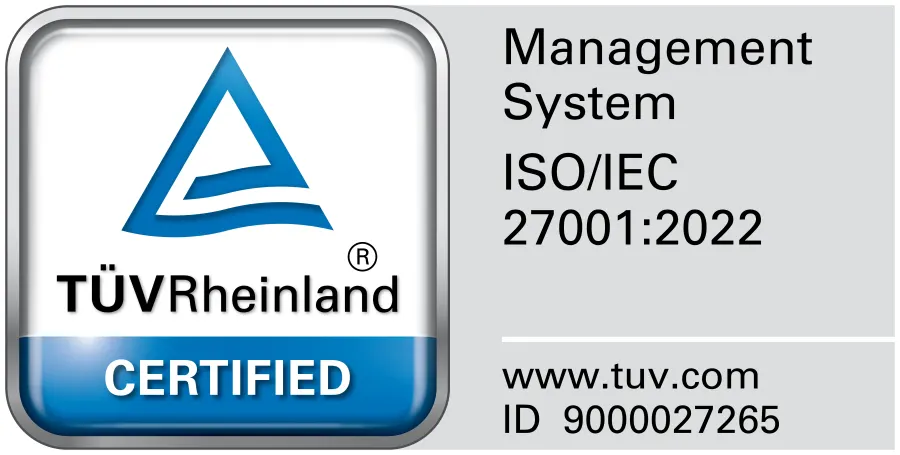 T�V Rheinland ISO/IEC 27001