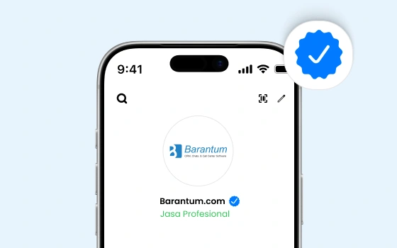 Akun WhatsApp Business API resmi terverifikasi di Barantum