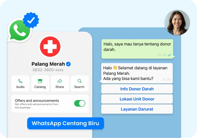 Tingkatkan Kepercayaan Pendonor dengan WhatsApp Centang Biru