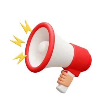 Bug bounty temporary suspension announcement megaphone illustration