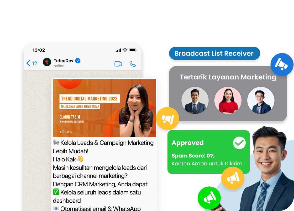 Broadcast Campaign via WhatsApp API Resmi