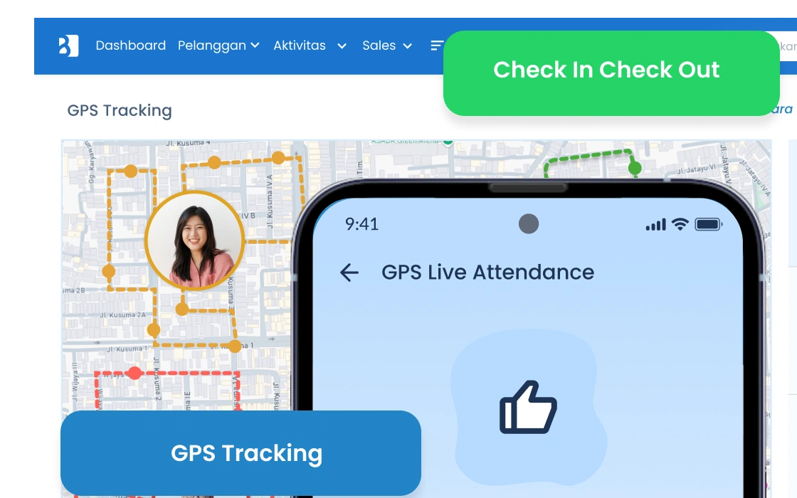 Dashboard CRM Barantum untuk leasing