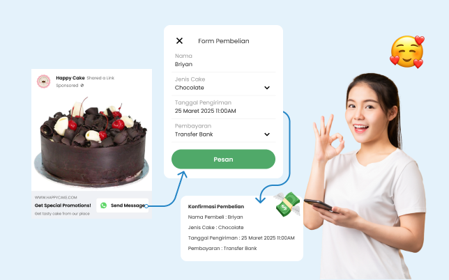 Formulir Native di Dalam Chat WhatsApp